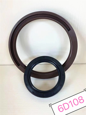 motore di Front Oil Seal For Excavator dell'albero a gomito di 6D108 S6K 6D34 6D31 6D95