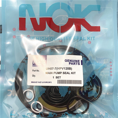 Corredo principale idraulico di gomma della guarnizione di Kit Control Valve Boom Cylinder della guarnizione della pompa UH07 7 HPV125