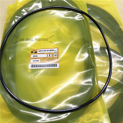 423-33-31430 4233331430 Anello di supporto NBR nero per kit escavatore con cilindro idraulico