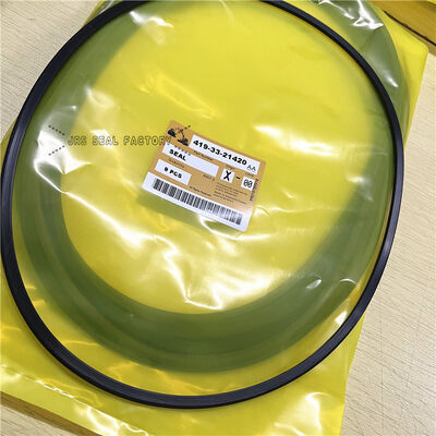 419-33-21420 4193321420 Kit di guarnizioni per escavatore con anello di supporto nero per cilindro idraulico NBR